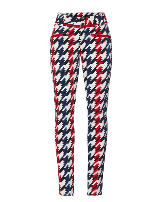 Perfect Moment Houndstooth High Waist Ski Trouser