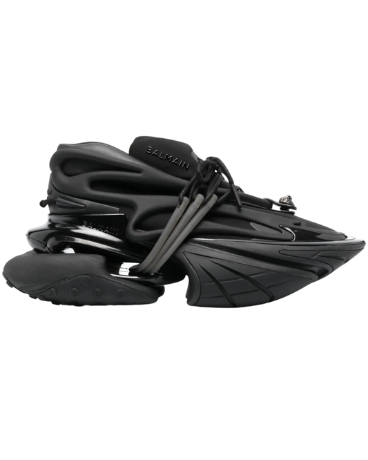 Balmain Unicorn Low-Top Sneaker In Black