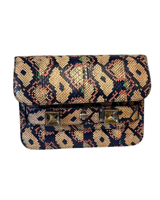 Proenza Schouler PS11 Crossbody Multi Color Snake