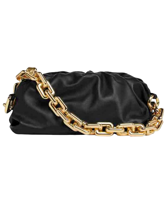 Bottega Veneta Chain Pouch Black