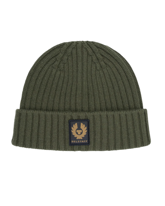 Belstaff Green Knit Hat