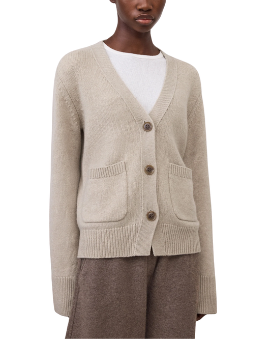 Lisa Yang Cream Danni Cashmere Cardigan