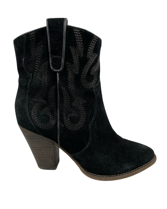 Ash Joe Black Suede Ankle Boots