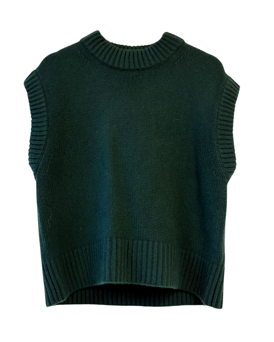 Lisa Yang Jonny Sweater In Pine Green
