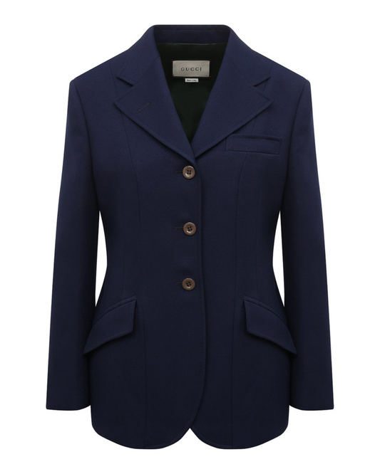 Gucci Navy Blue Blazer
