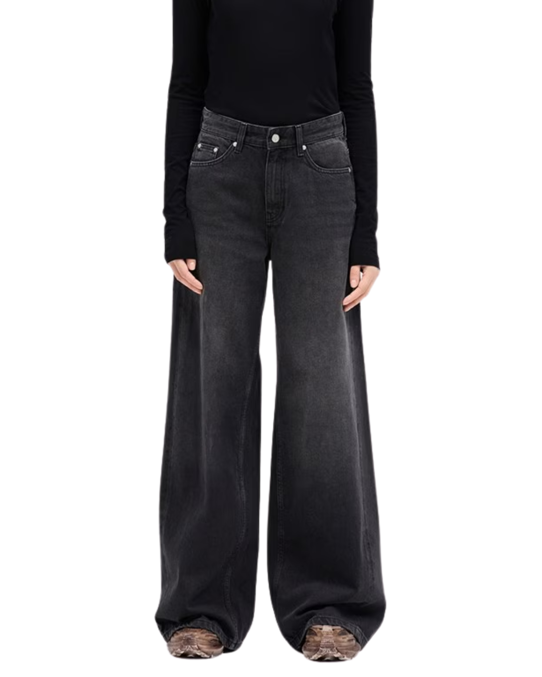 Represent Ovoid Jean Washed Black