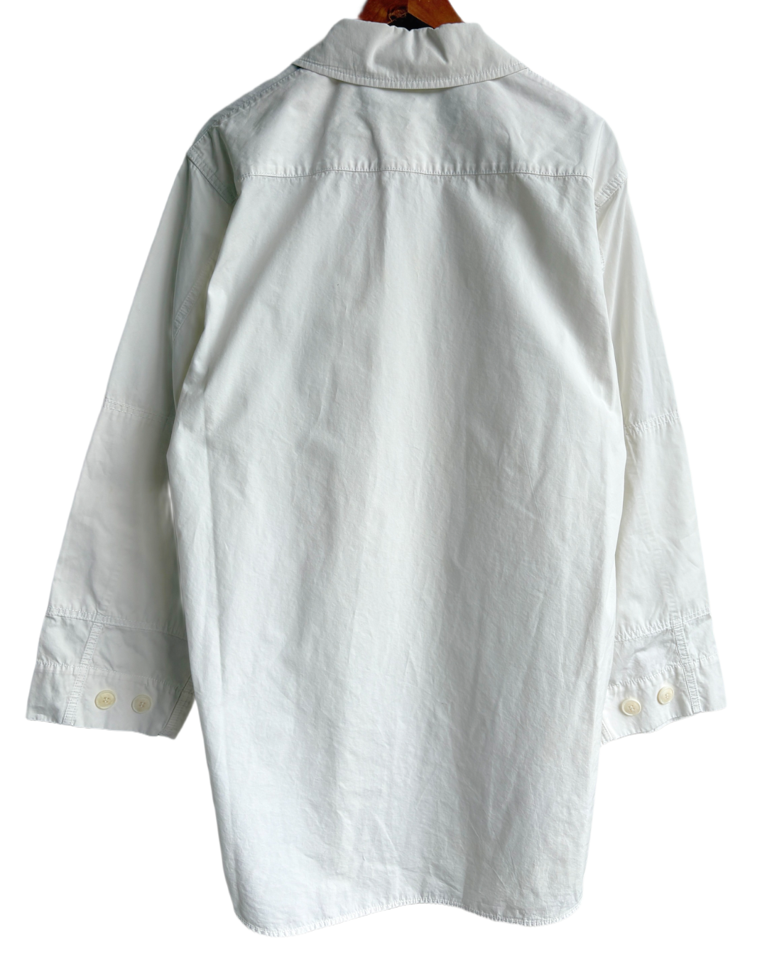 Jacquemus La Collectionneuse White Long Shirt