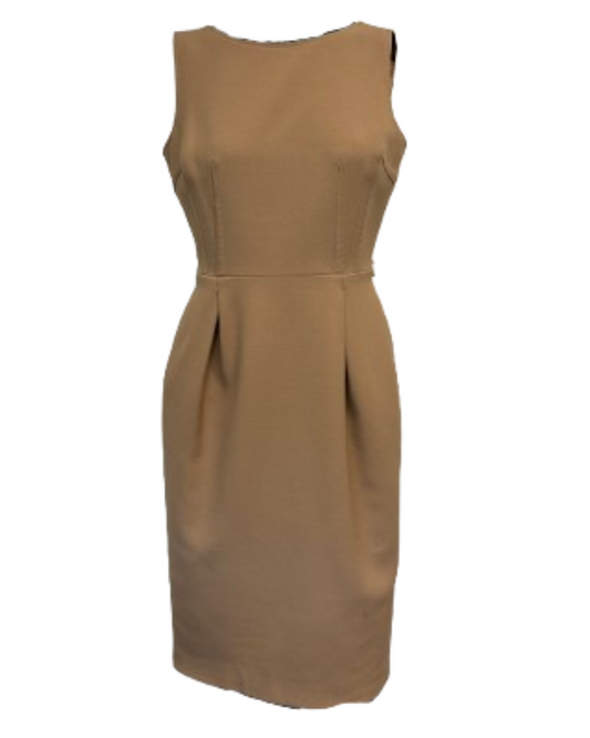 Dolce & Gabbana Tan Wool Dress (pre-owned)
