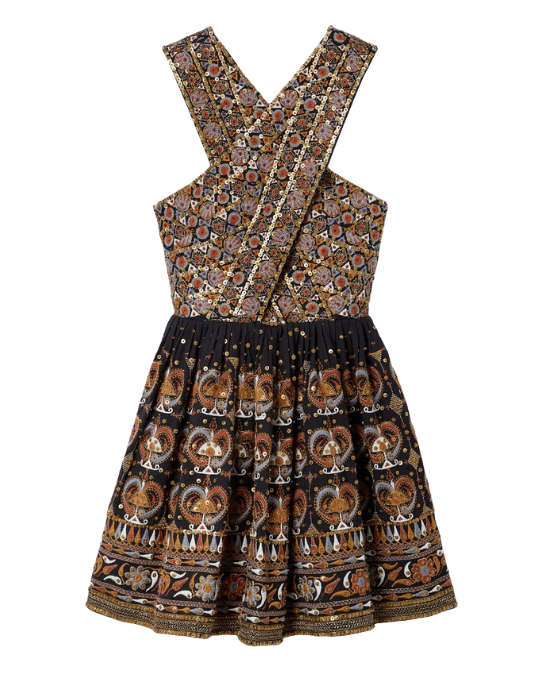 Ulla Johnson Priya Embellished Linen Dress