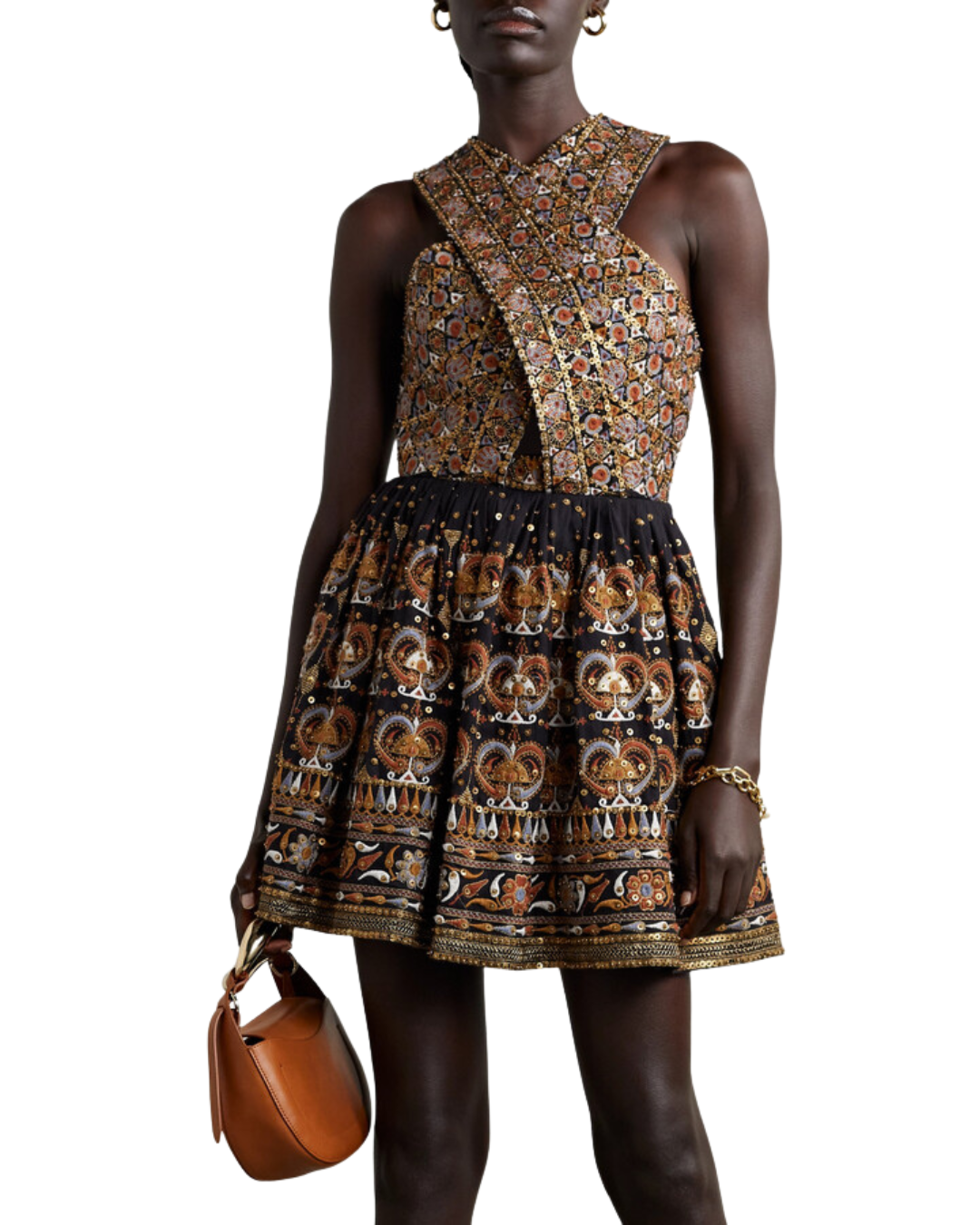 Ulla Johnson Priya Embellished Linen Dress