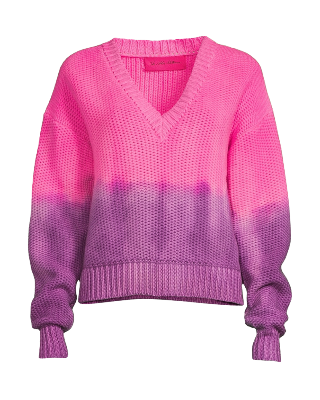 The Elder Statesman Tye Dye Pink Jumper