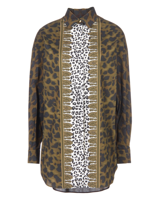 Versus Versace Leopard Print Shirt