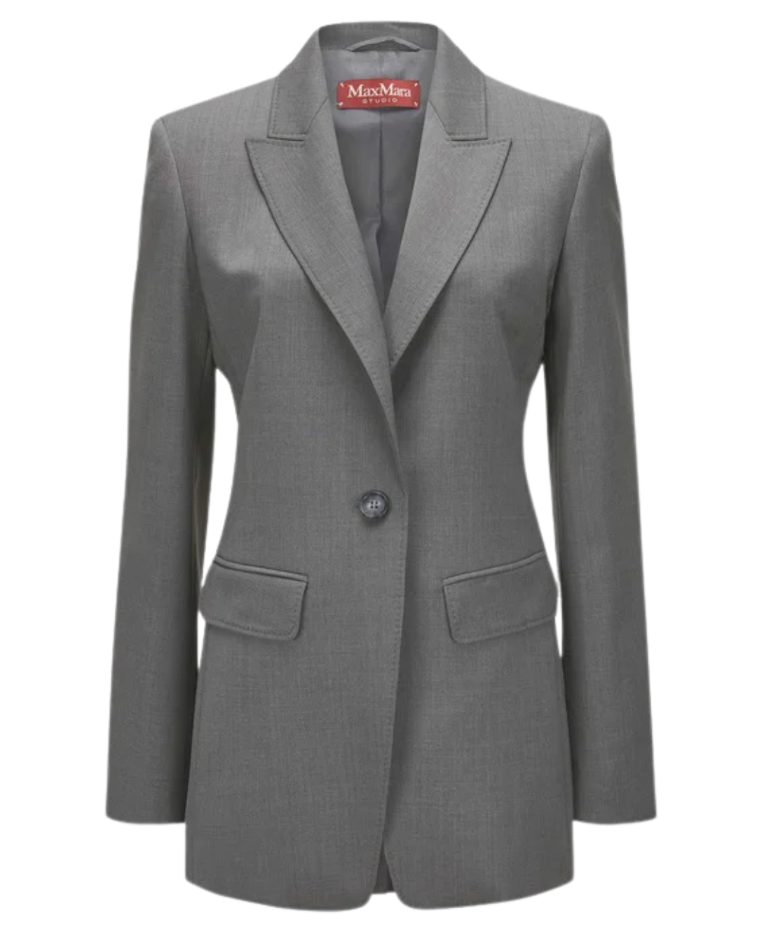 MaxMara Farad Dark Grey Wool Blazer