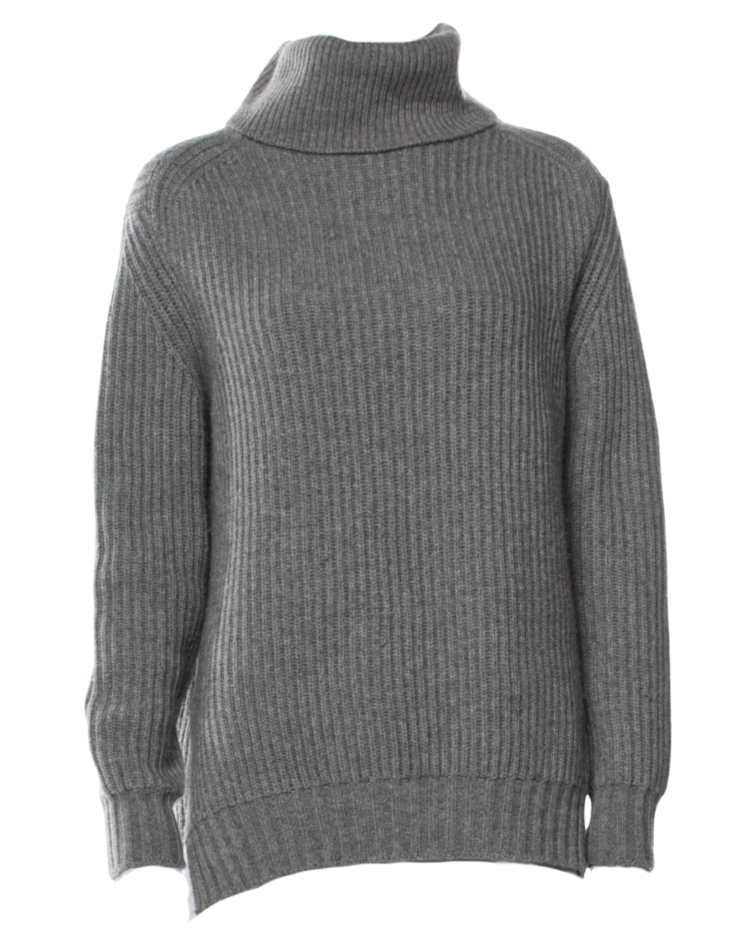 Celine Grey Cashmere Turtleneck Jumper