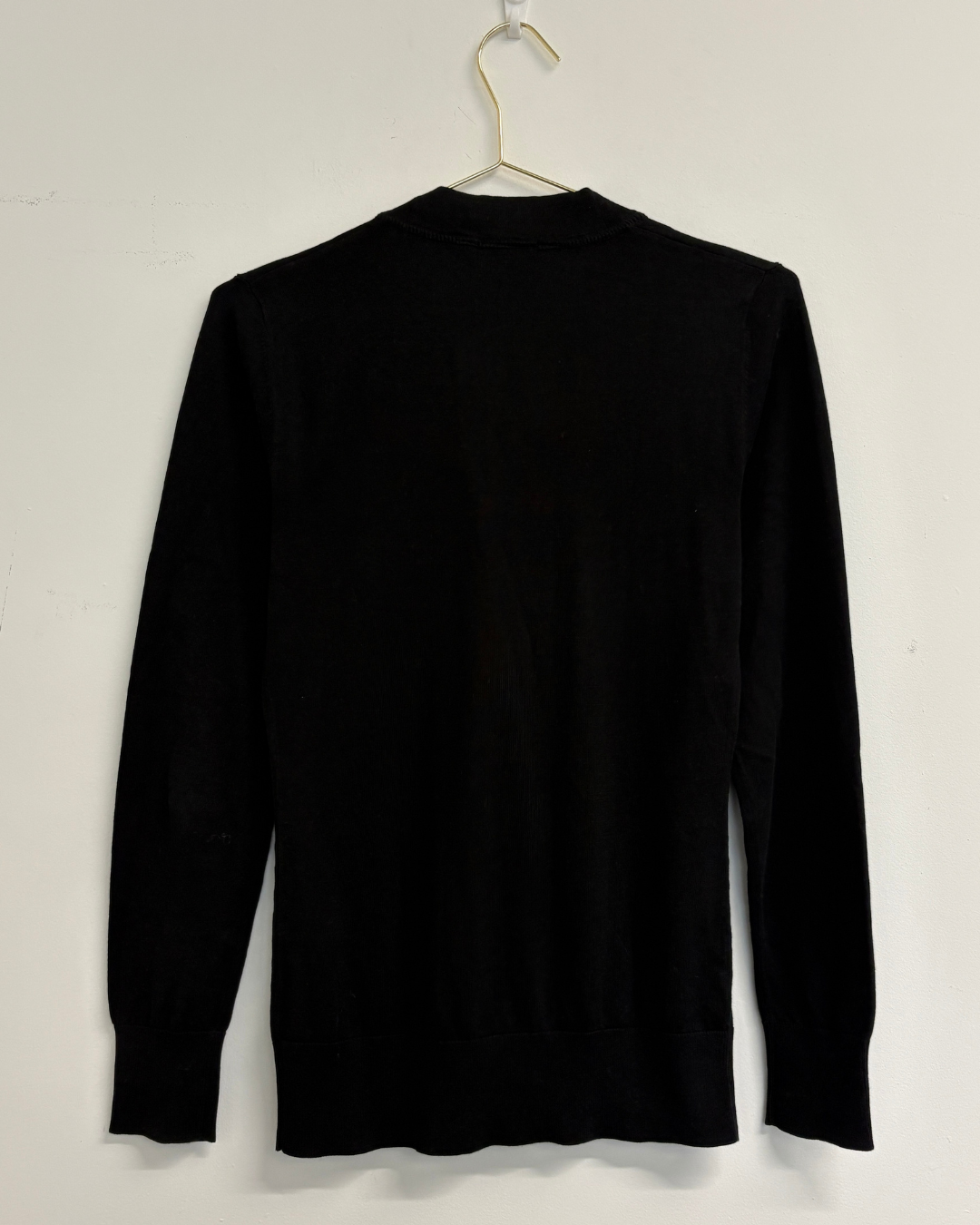 Tory Burch Black Cardigan With Gold Buttons