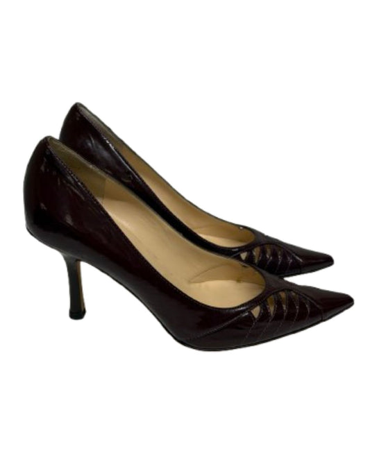 Jimmy Choo Patent Cut Out Heels (pre-owned)