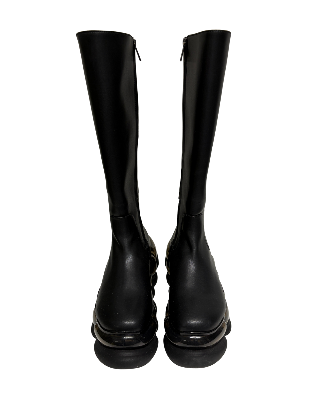 MIKIOSAKABE Black Bubble Boots