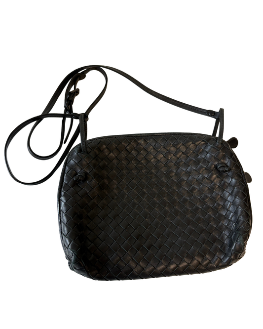 Bottega Veneta Black Nodini Crossbody
