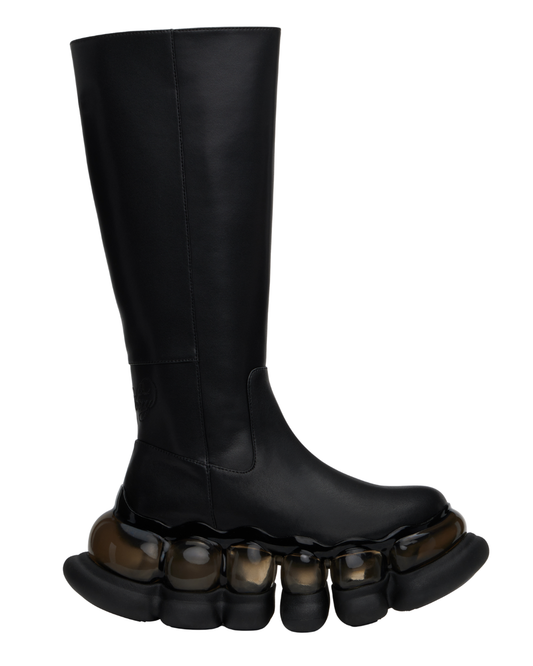 MIKIOSAKABE Black Bubble Boots