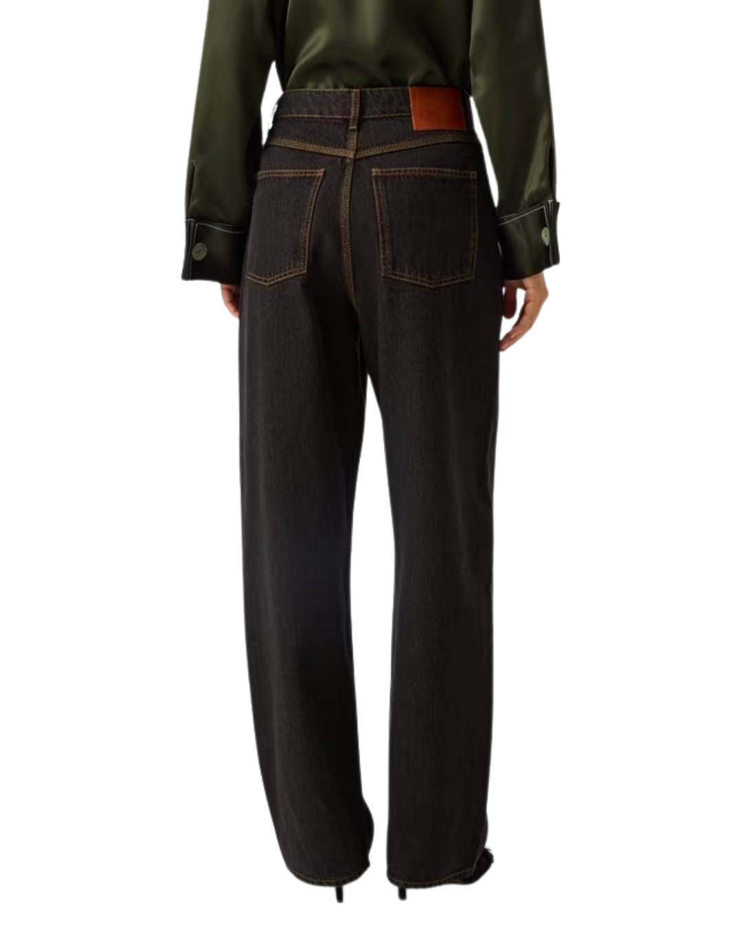 John Lewis x Rejina Pyo Brown Wash Jeans