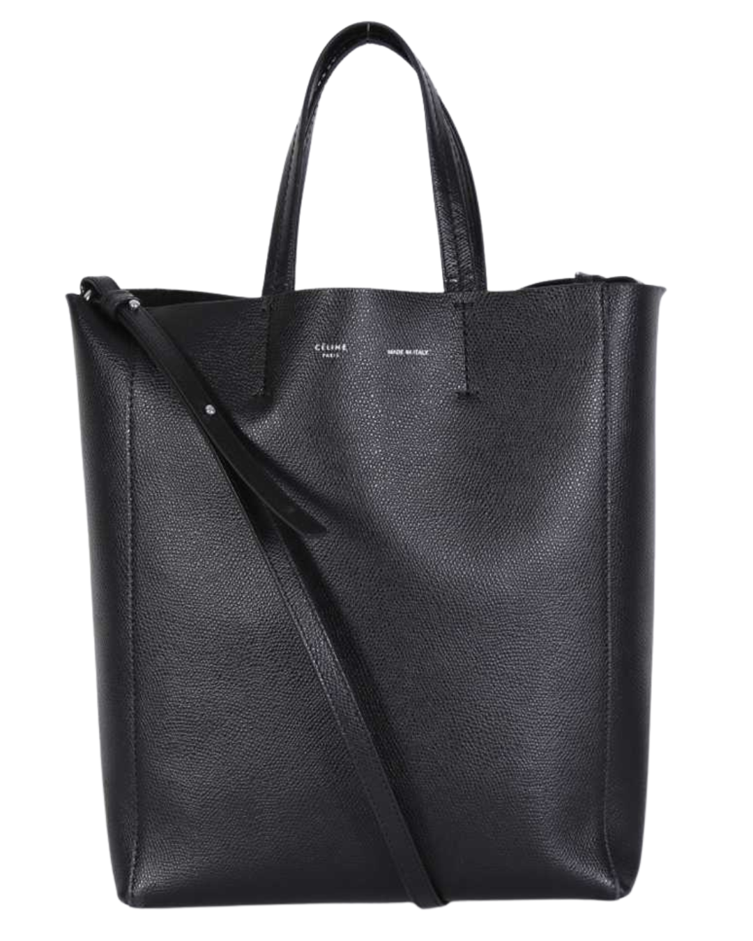 Celine Cabas Vertical Tote Bag Black