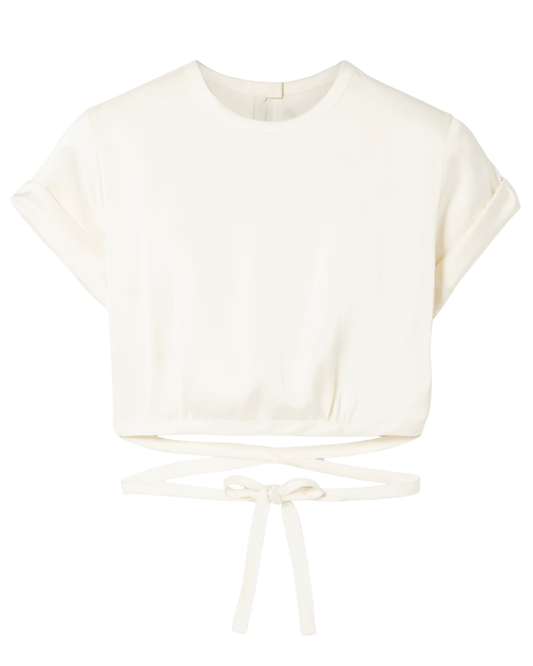 Orseund Iris Le Club Cream Crop Top