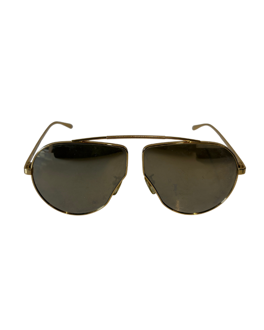 Christian Dior Gold Aviatior Sunglasses