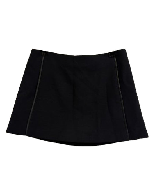 The Row Black Wool Mini Skirt (pre-owned)