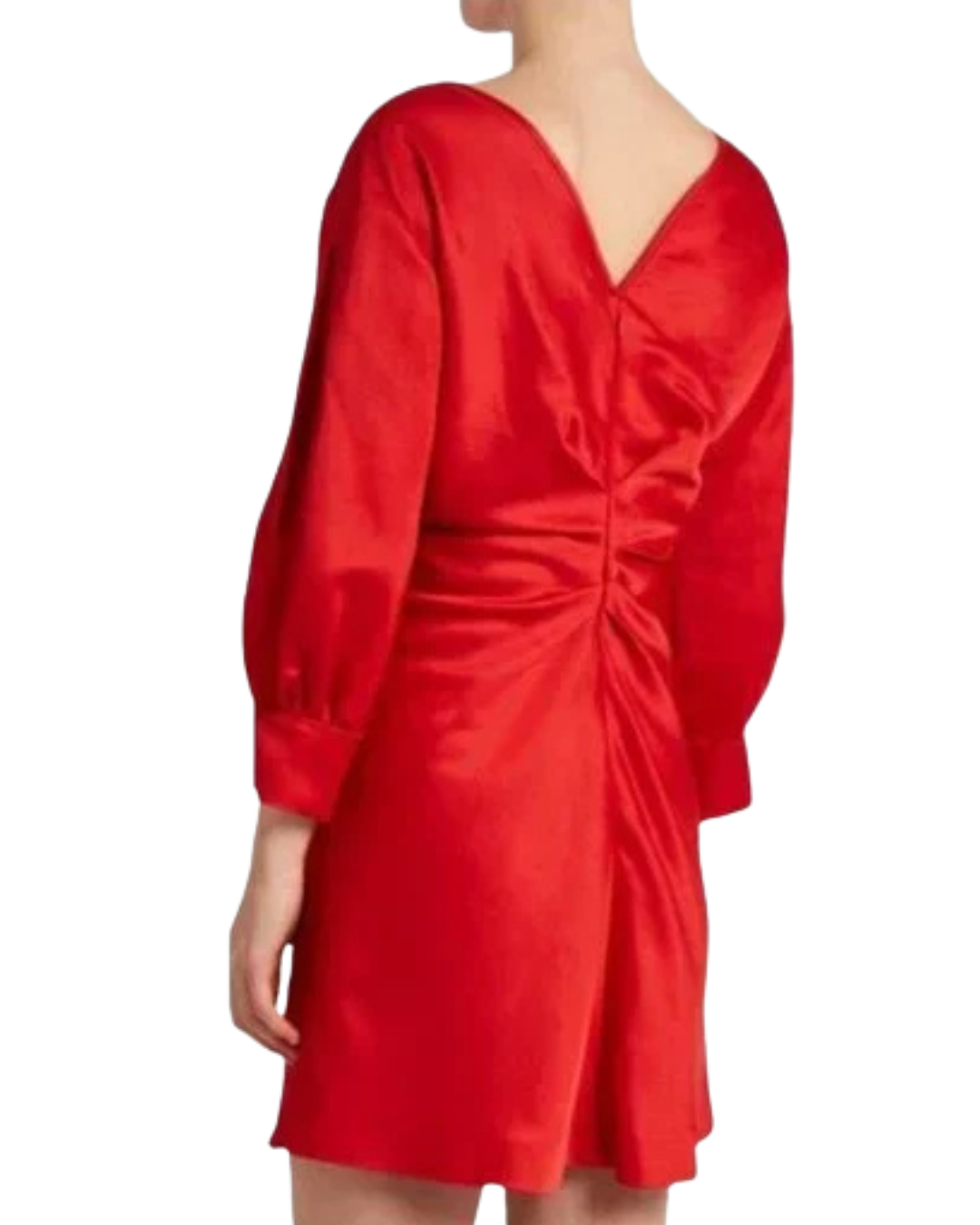 Isabel Marant Red Satin Mini Dress