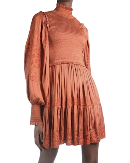 Ulla Johnson Angelica Embroidered Mini Dress