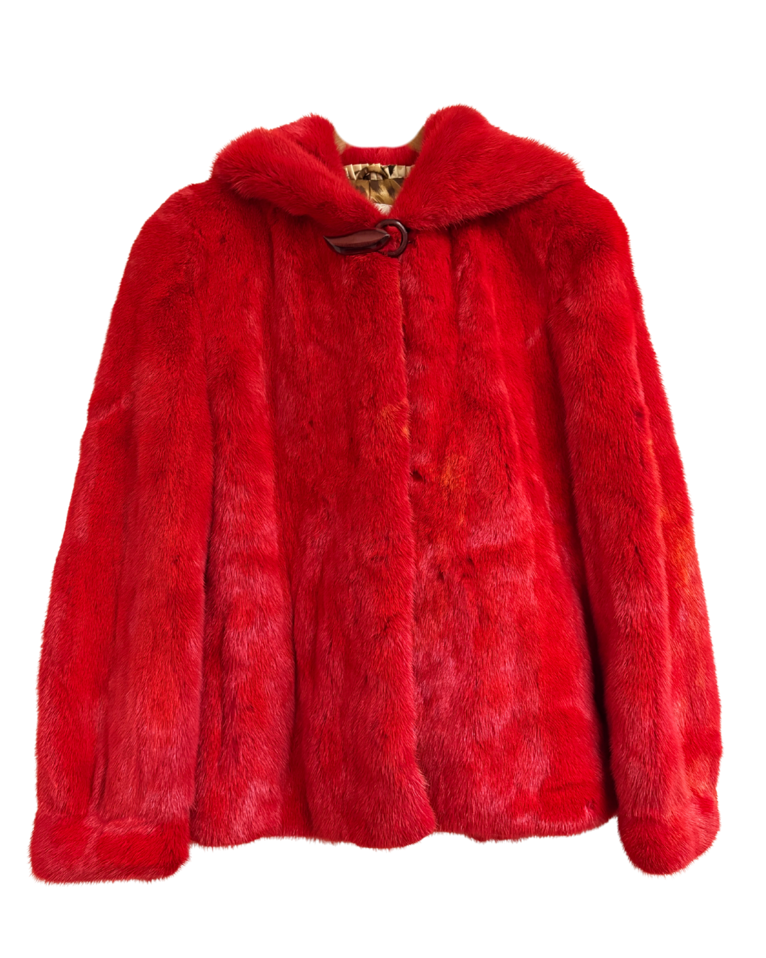 Red Mink Fur coat