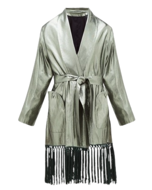 Blaze Milano Metallic Green Whistler Robe