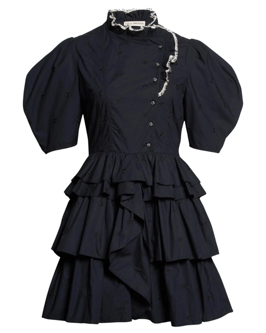 Ulla Johnson Linnea Black Mini Dress