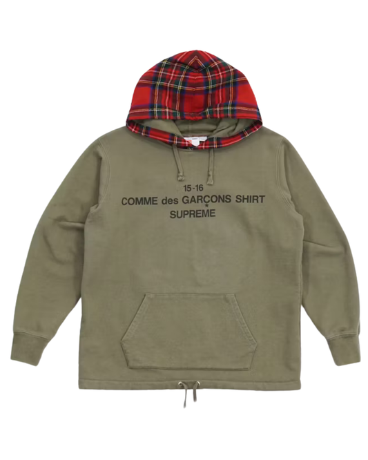 Comme Des Garcons X Supreme Hoodie