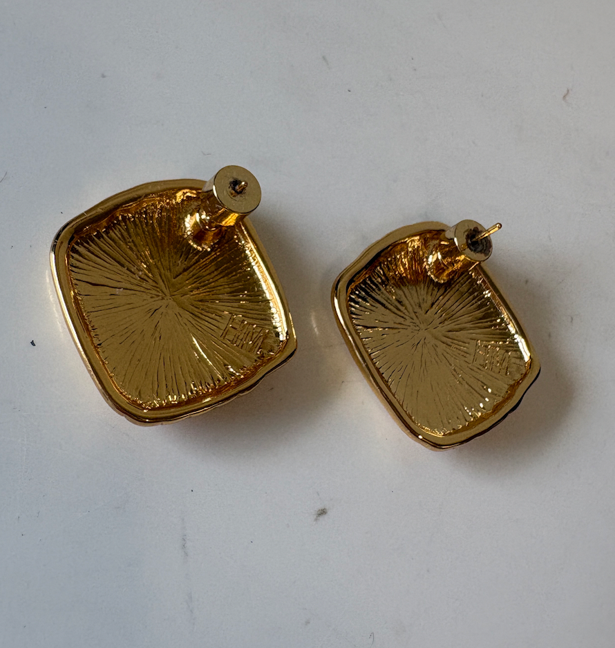 Heaven Mayhem Gold Tabi Earrings