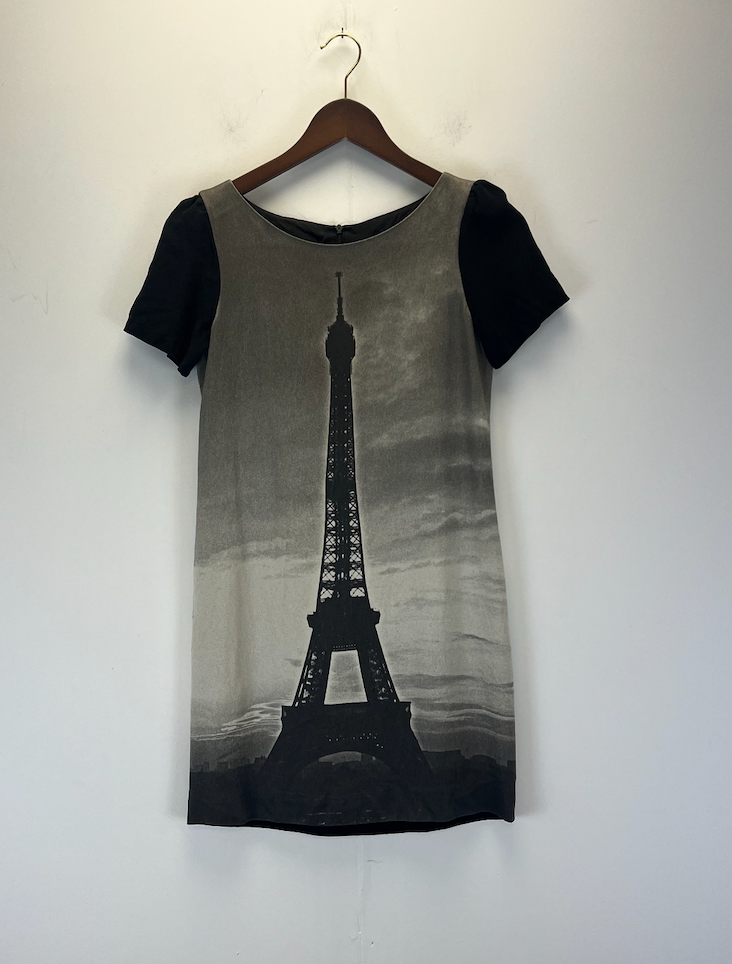 Moschino 'Cheap and Chic' Paris Shift Mini Dress