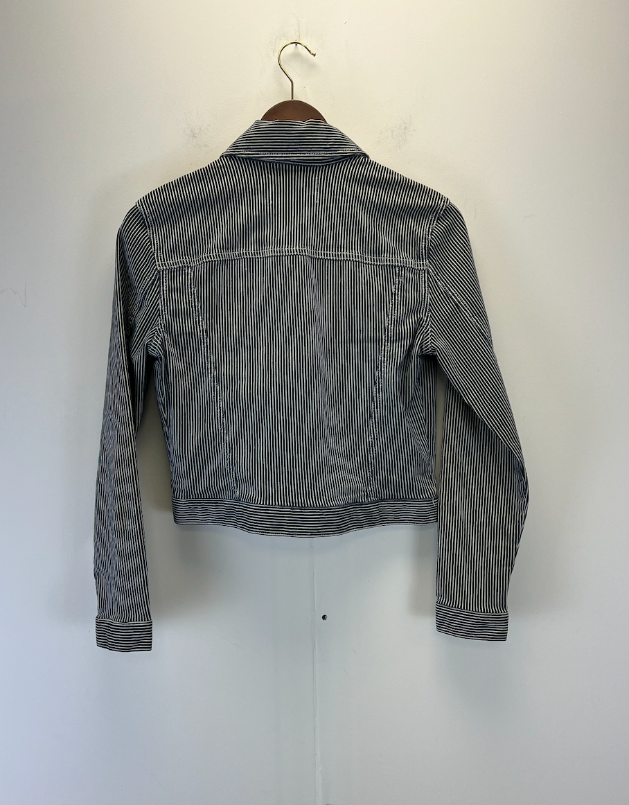 Claudie Pierlot Blue Stripe Jacket