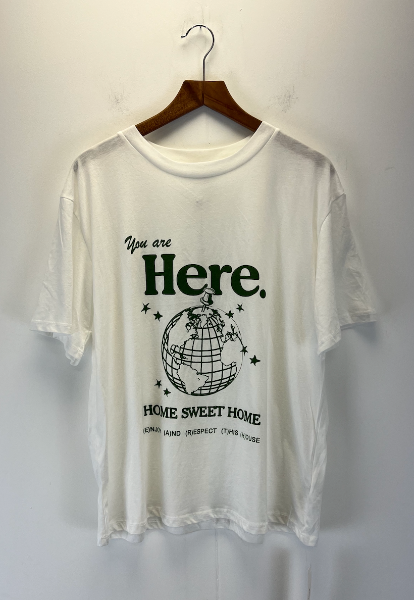 Reformation Liam Oversized Tee You Are Here