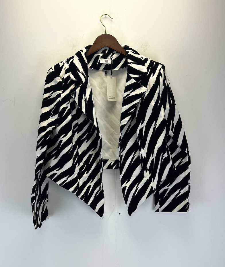 SKRT Zebra Print Gisella Blazer