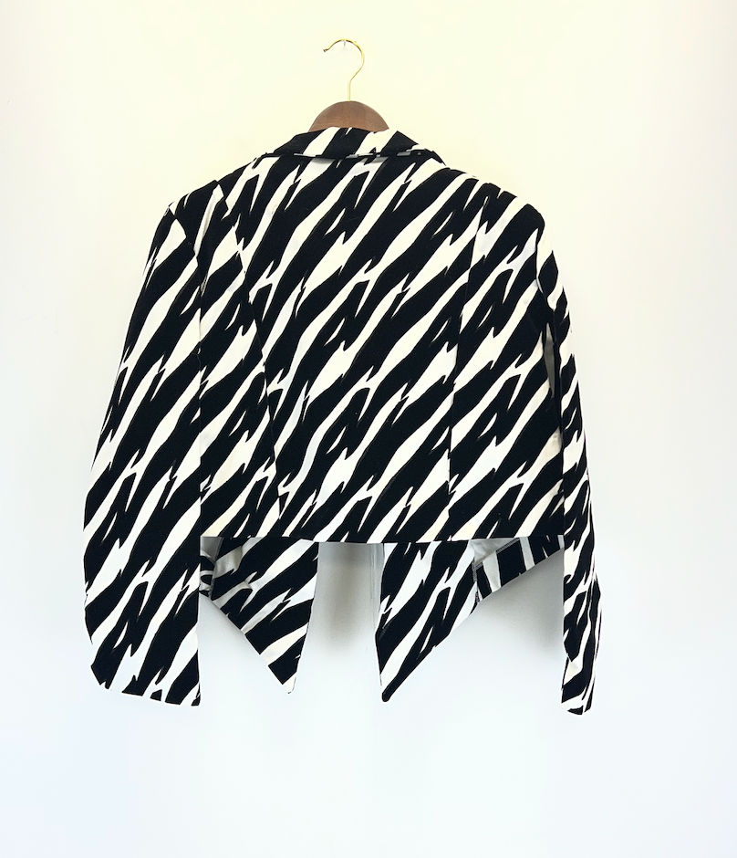 SKRT Zebra Print Gisella Blazer