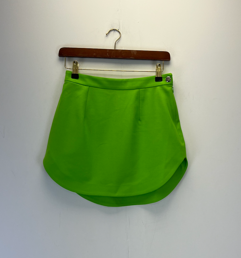 The Attico Green Mini Skirt