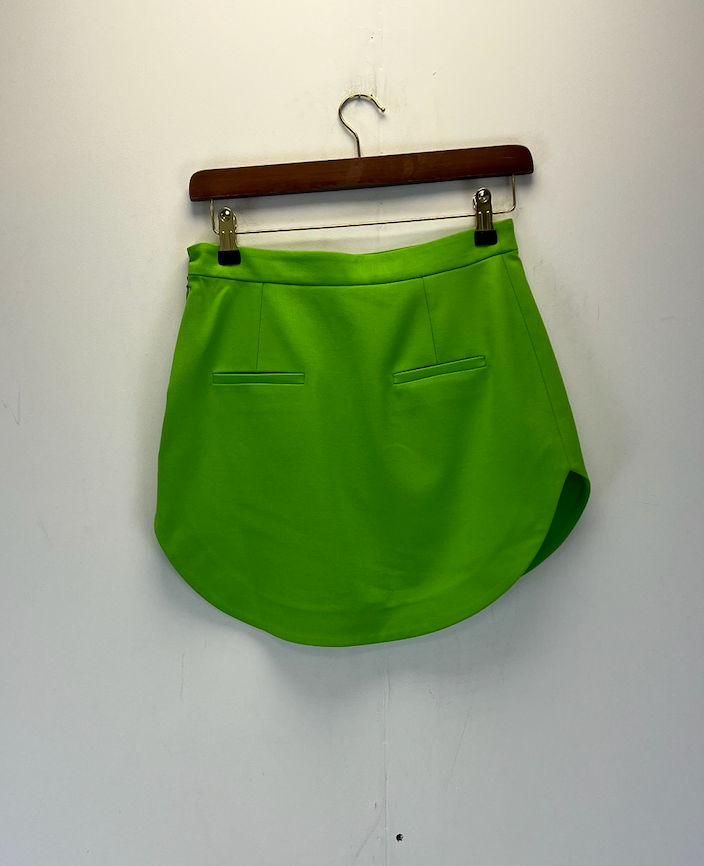 The Attico Green Mini Skirt