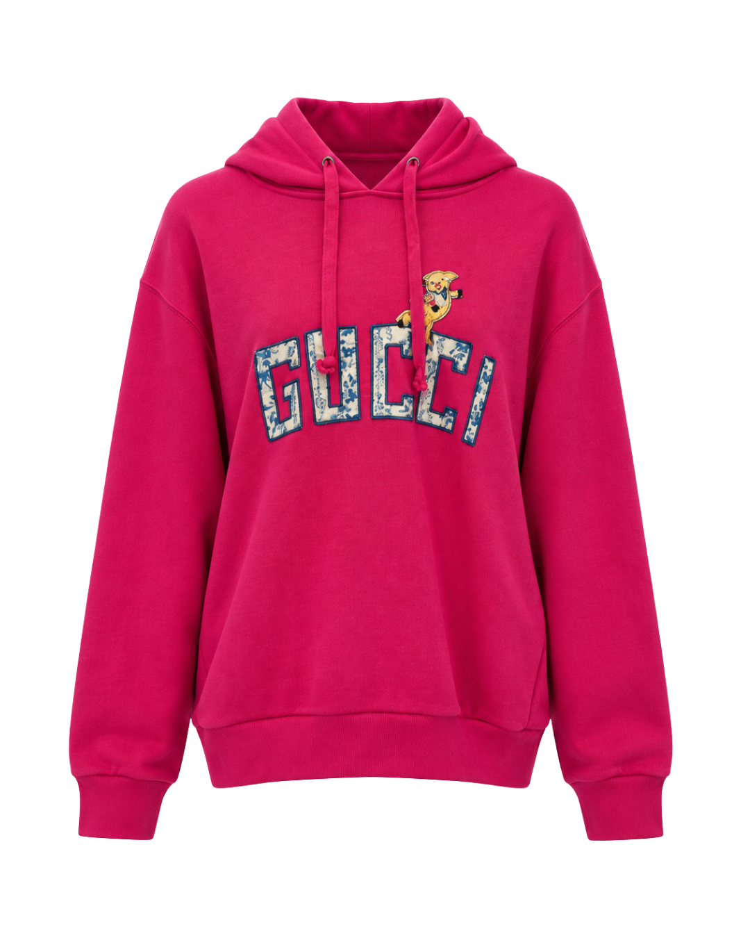 Gucci Pink Pig Logo Hoodie