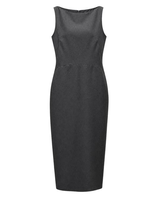 Narciso Rodriguez 1997 Kate Moss Shift Dress Dark Grey