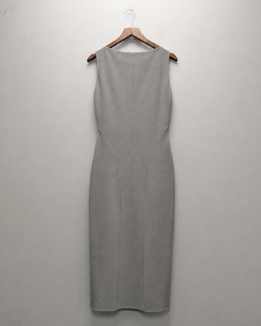 Narciso Rodriguez Grey/Beige Pencil Dress (as seen on Kate Moss)