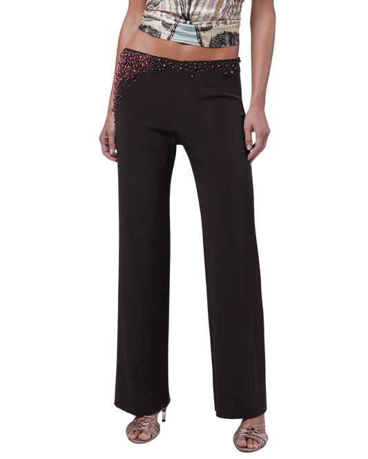 Chloe 2000's Beaded Trousers Grey