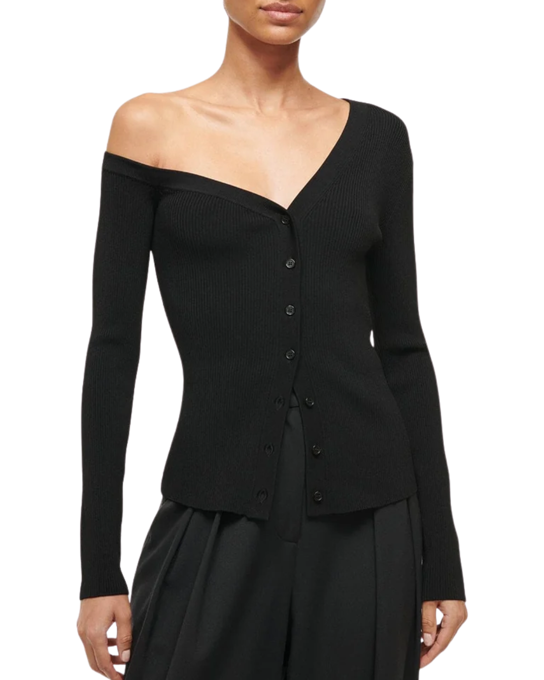 Staud Black Craftsman Sweater