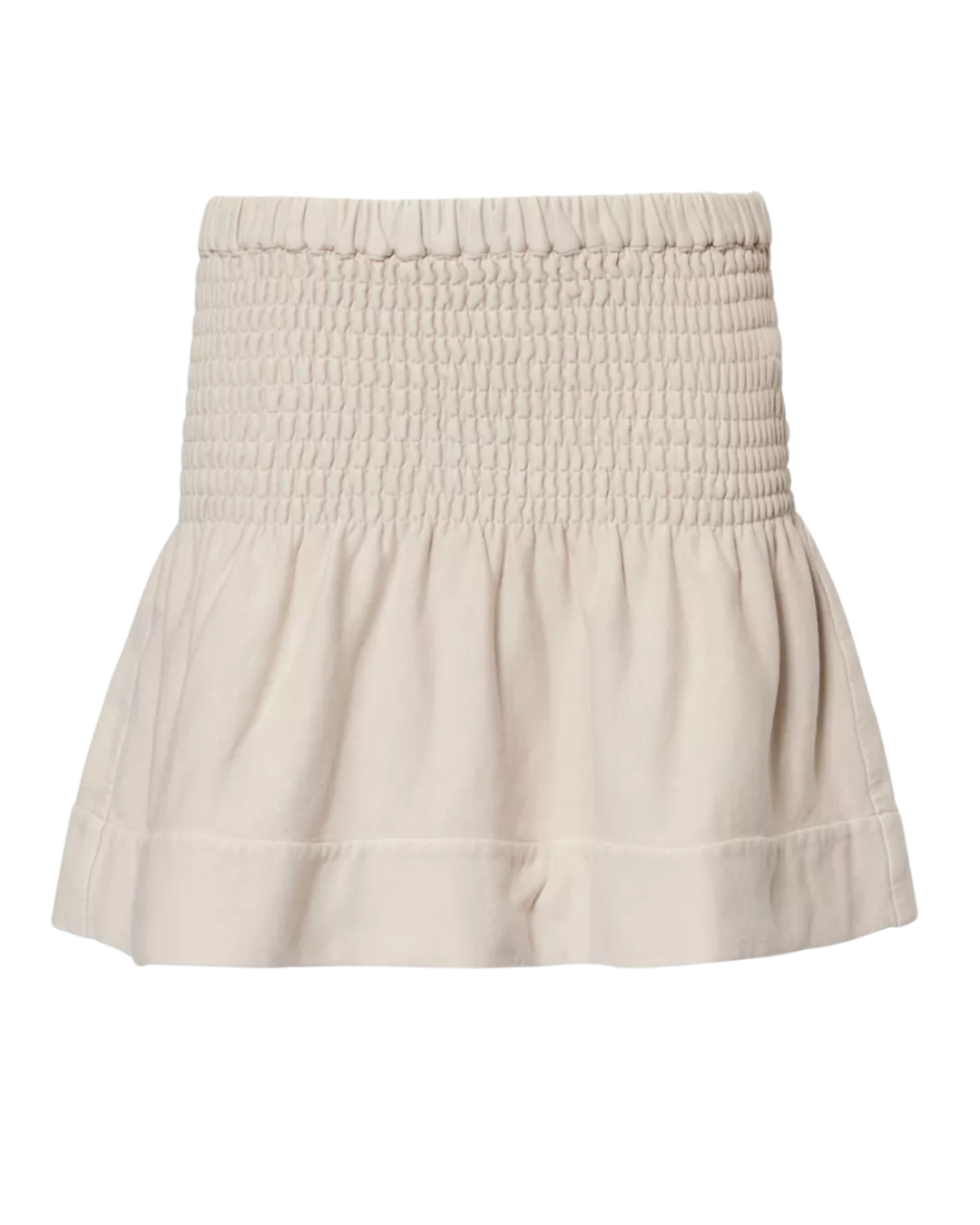 Isabel Marant Etoile Cream Shirred Mini Skirt