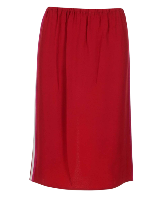Marni Red Knee Length Sport Skirt