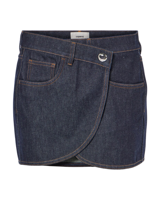 Coperni Blue Denim Mini Skirt